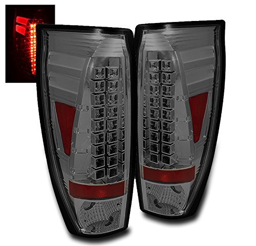 ZMAUTOPARTS LED Tail Brake Lights Rear Lamps - Smoke Lens Compatible with 2002-2006 Chevy Avalanche 1500 2500 | Enhanced Visibility & Style for Night Driving & Custom Builds