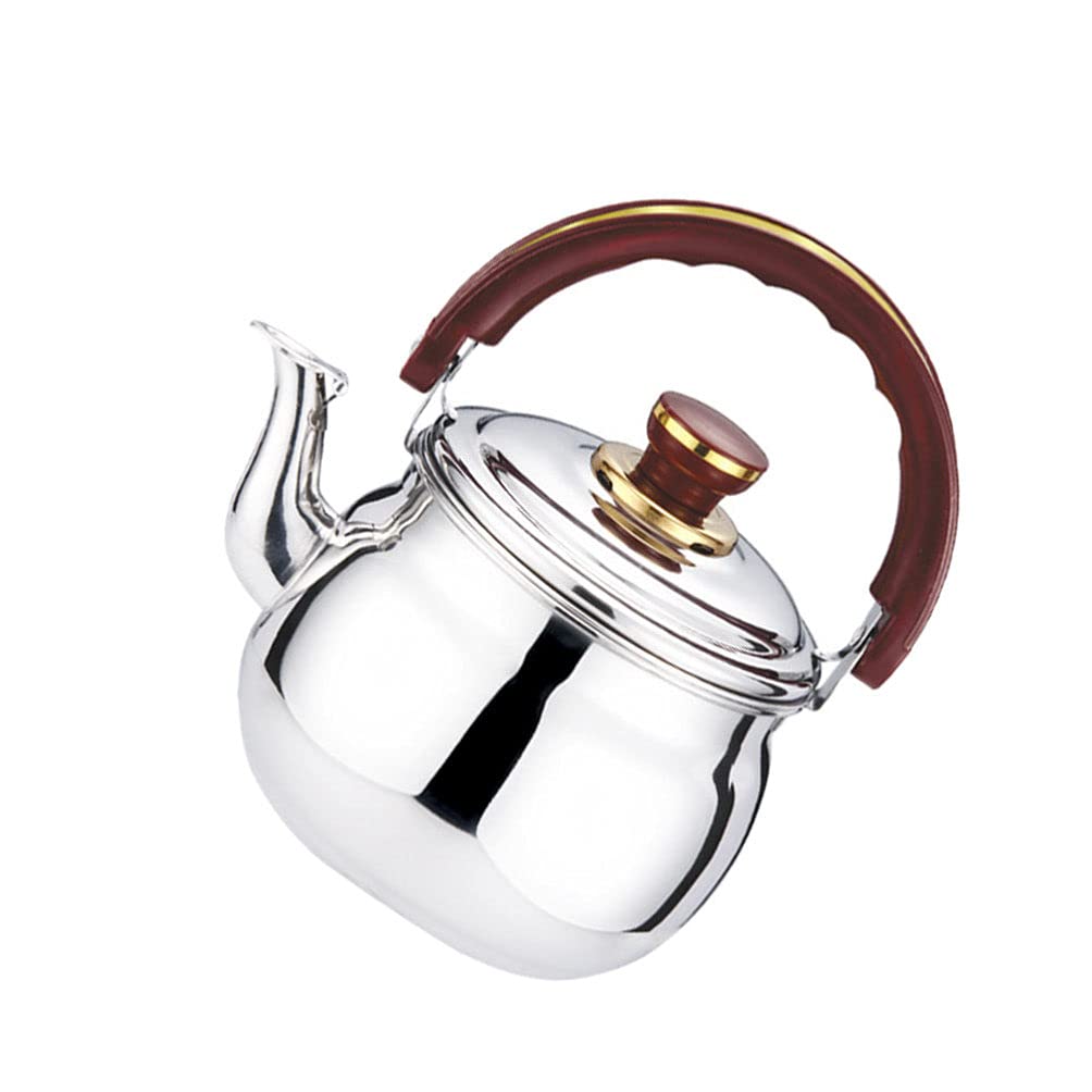**Cabilock 1-Piece Stainless Steel Whistling Tea Kettle - Chirping Sound, Safe Water Boiling for Stovetop - Perfect for Tea Lovers & Kitchen Use**