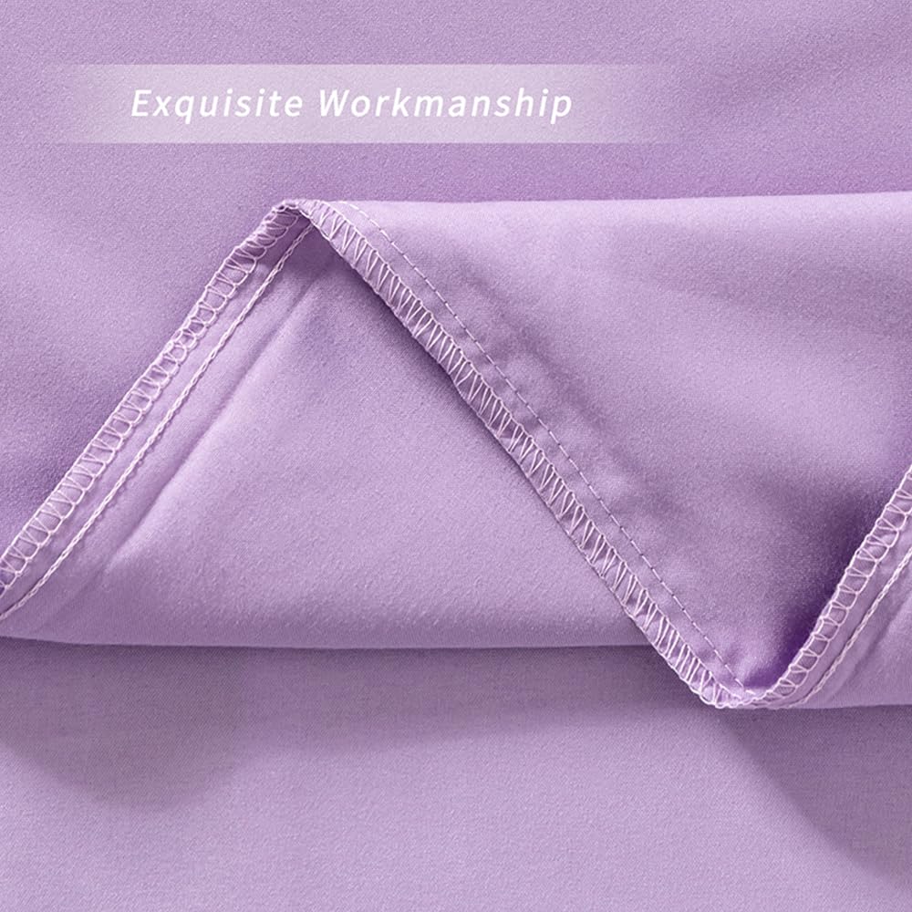 2 Pack Small Pillow Cases 12x16 Inches Light Purple Microfiber Pillow Covers with Wide Edge Envelope Closure - Soft, Breathable & Non-Shrinking Toddler Pillowcases for Nursery, Kids Room & Travel