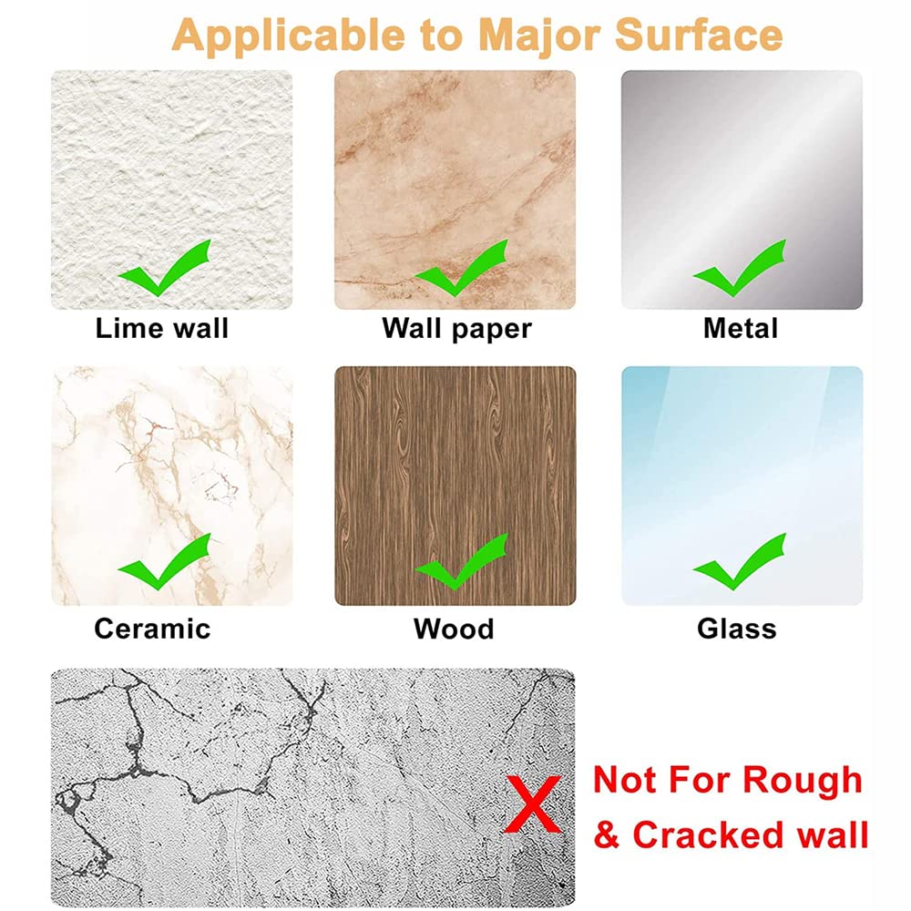 Aston Andia Adhesive Door Stoppers - Reusable Wall Protector Bumper with Shock Absorption for Home & Office (Prevents Door Damage, Protects Walls & Furniture)
