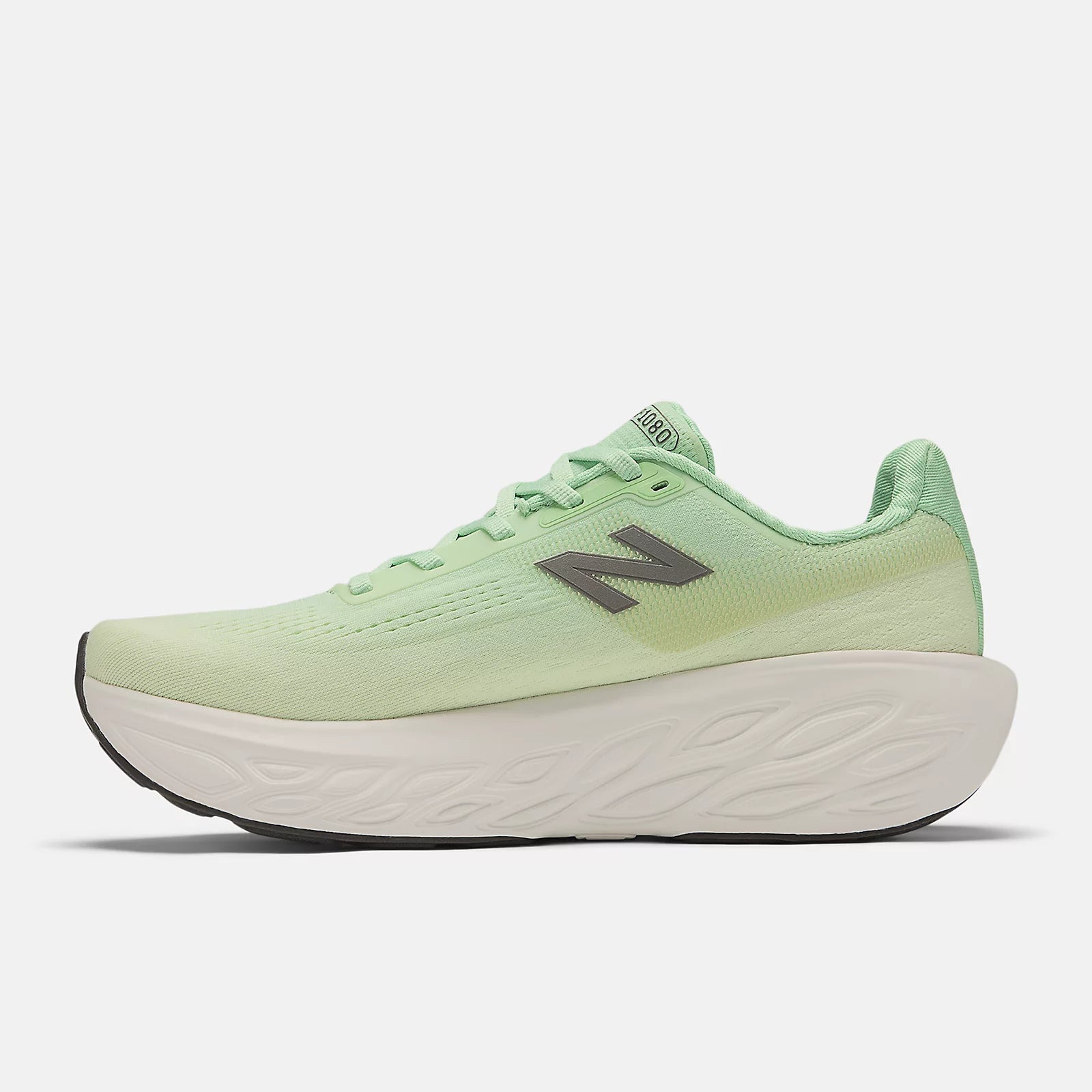 New Balance Men's Fresh Foam X 1080 v14 Running Shoes - Electric Jade/Reflection/Dark Silver Metallic - Lightweight Cushioned Sneakers for Jogging, Gym & Everyday Wear