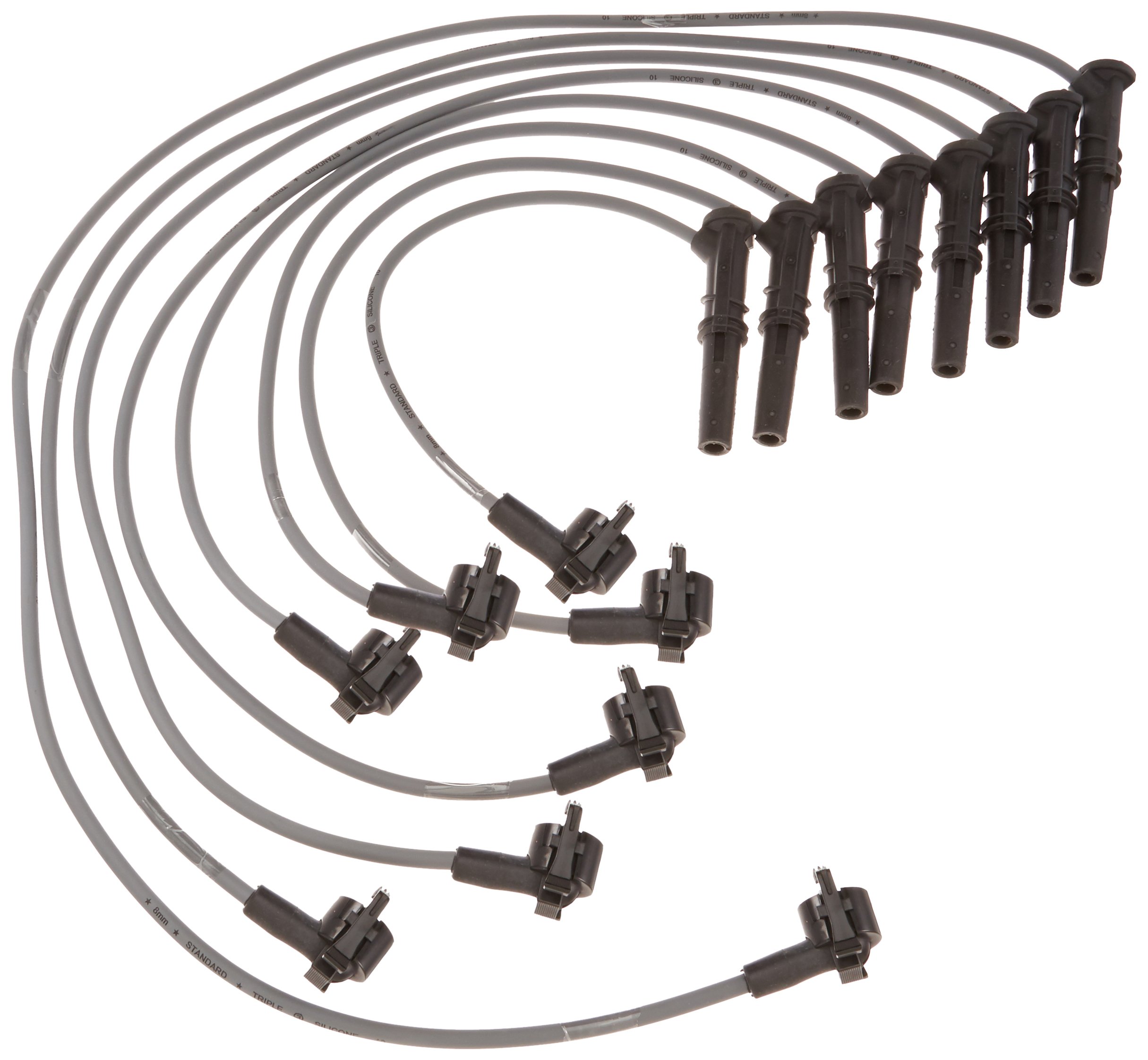 Standard Motor Products 6910 Ignition Wire Set - High Performance Spark Plug Wires for Ford, Chevy, Dodge - Perfect for Engine Tune-Ups & Performance Upgrades