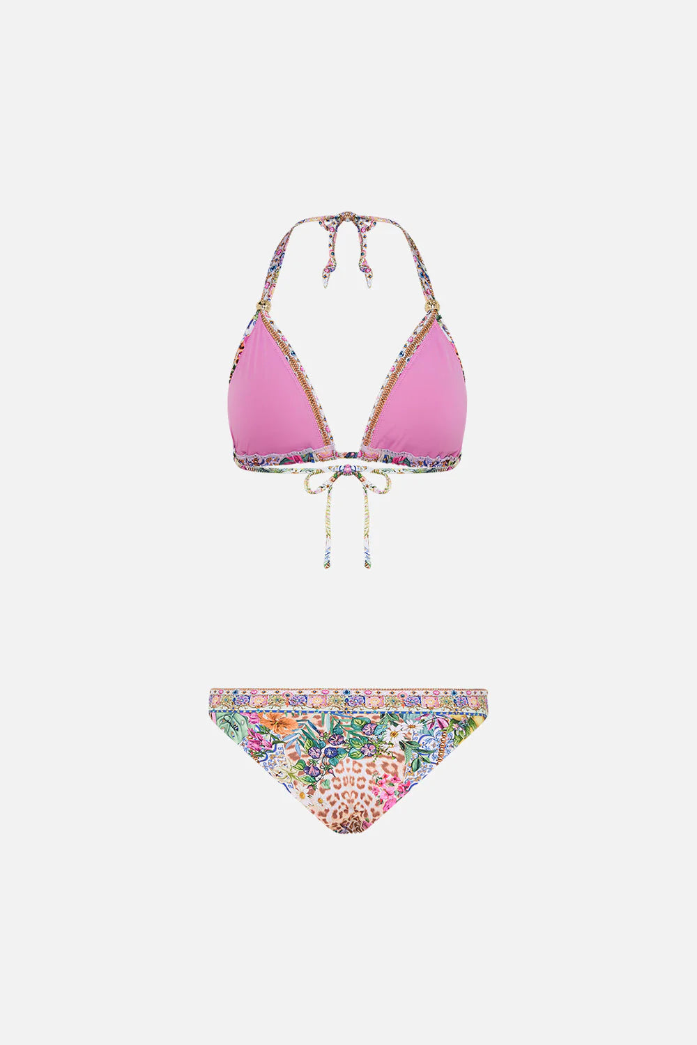 Floral Print Ball Bikini Set - Flowers of Neptune Swimwear for Women | Beach Vacation, Pool Party & Summer Fashion