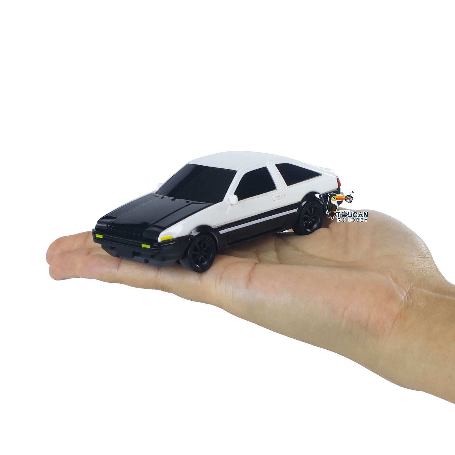 1/43 Scale 2.4Ghz High Speed RC Racing Car - AE86 Drift Vehicle 4WD Ready-to-Run Mini Model Toy with Battery - Perfect for Indoor Racing, Drift Competitions & Collectors (US Stock)