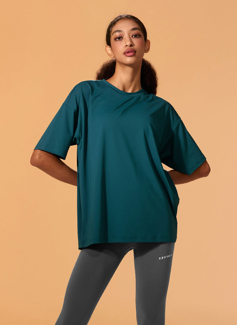 Premium Ice Feather Over Fit T-Shirt for Men & Women - Soft Comfortable Slim Fit Tee for Casual Wear, Gym, and Everyday Outfits