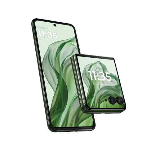 Refurbished Motorola Razr 50 Ultra 2024 (XT2451-3) Unlocked 5G Smartphone - Dual SIM, Foldable Design | Perfect for Business Travel & Social Media Content Creation