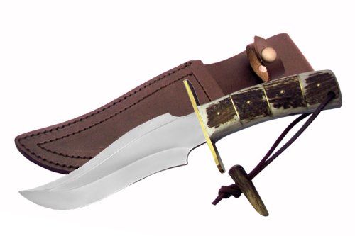SZCO Supplies Vaquero Hunting Knife - Premium Stainless Steel Fixed Blade for Outdoor, Camping & Survival - Perfect for Hunting, Fishing & Bushcraft Adventures