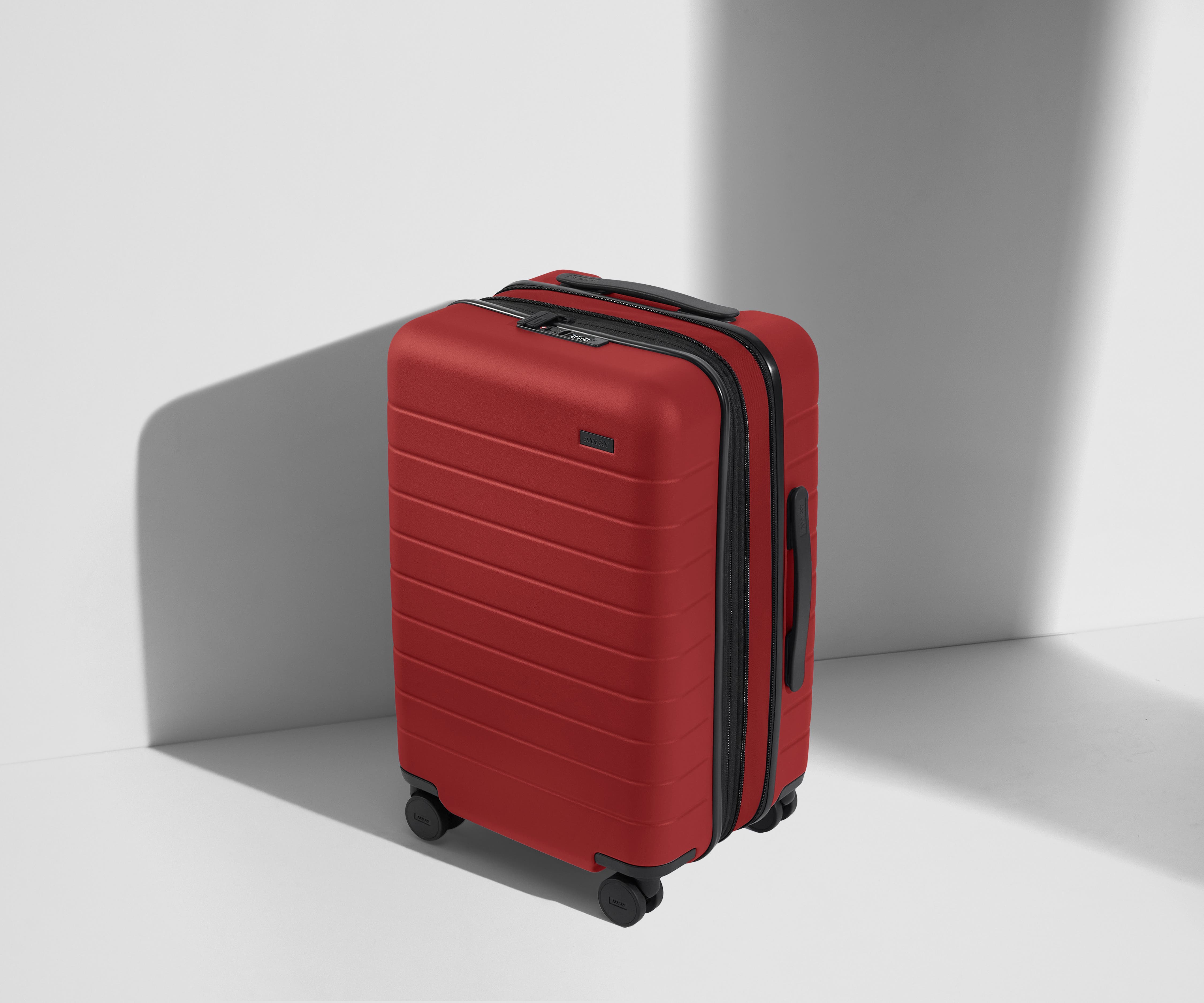 The Carry On Flex in Tango Red - Lightweight Expandable Luggage for Travel - Perfect for Business Trips & Weekend Getaways