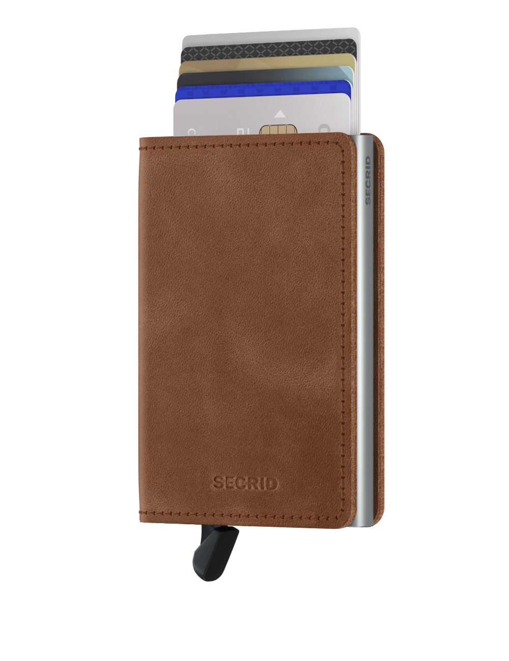 SECRID Slimwallet Vintage - RFID Blocking Leather Wallet for Men & Women | Compact & Stylish Card Holder for Everyday Use, Travel & Business