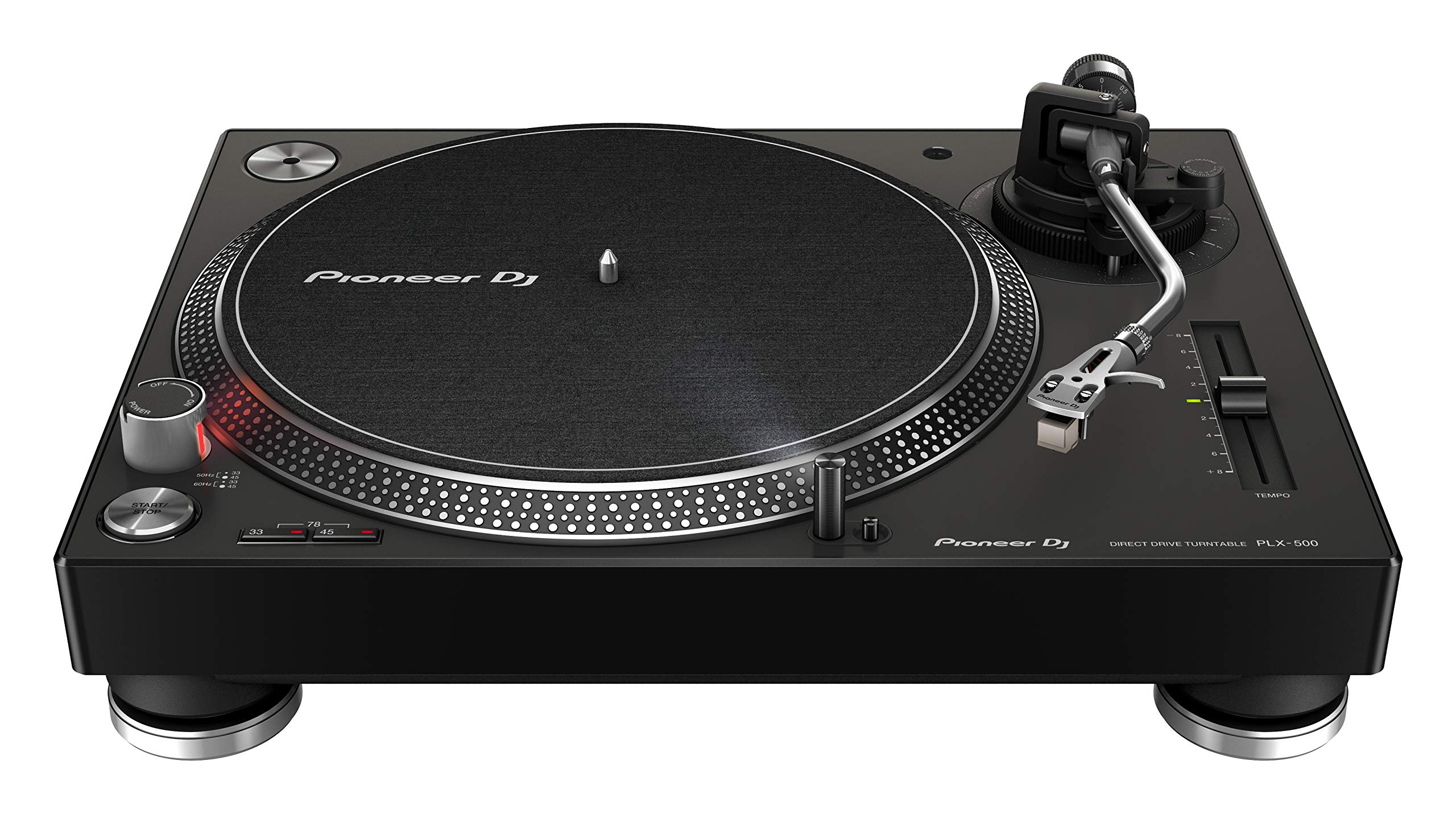 Pioneer DJ PLX-500 Professional High Torque USB Turntable for DJs & Vinyl Enthusiasts - Perfect for Home Studios, Clubs & Music Production (Black)