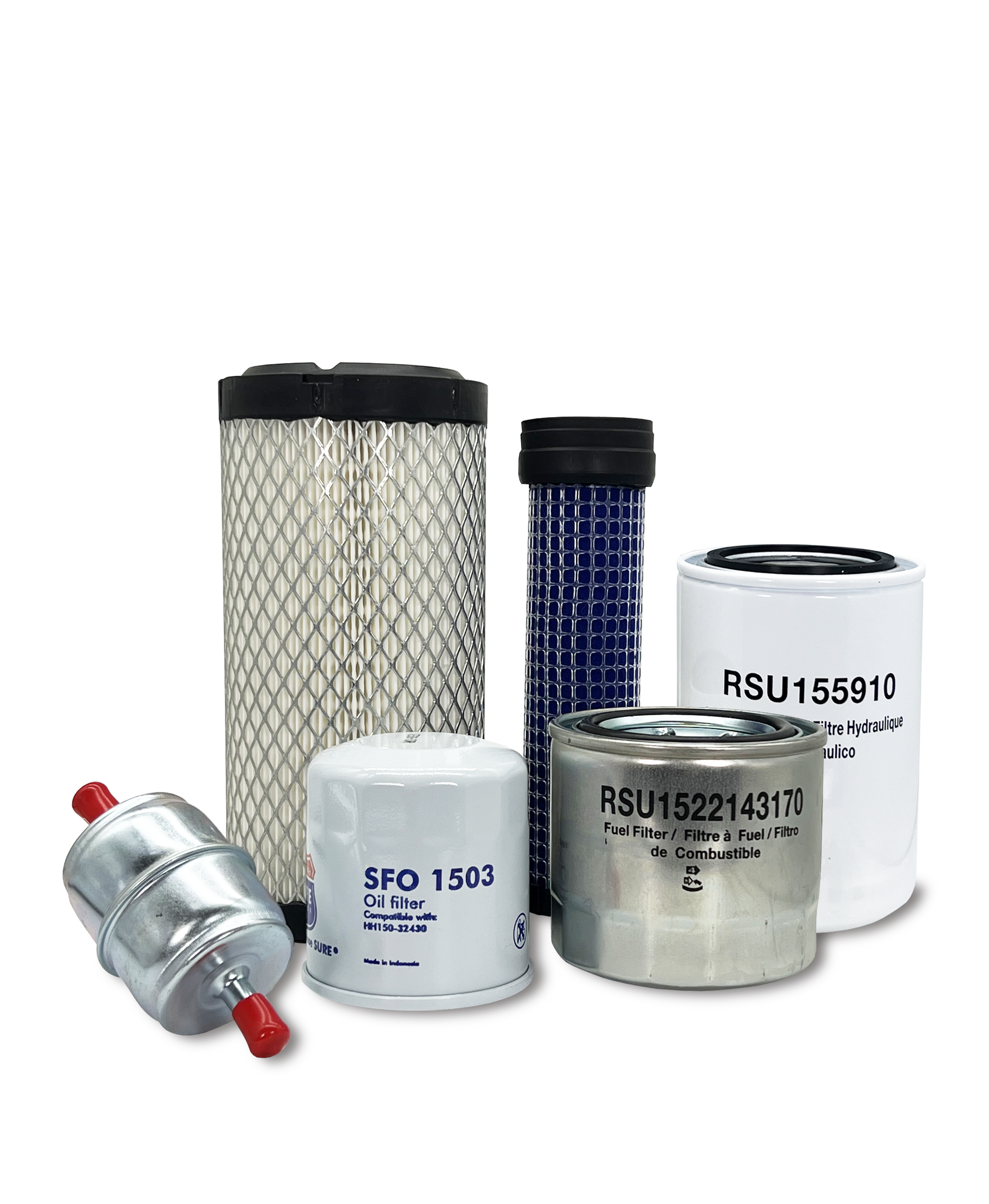 Scag STTII 61V 25KBD Turf Tiger II Zero Turn Mower HERO® Maintenance Filter Kit - Air Oil Fuel Filters Replacement for Lawn Care & Landscaping