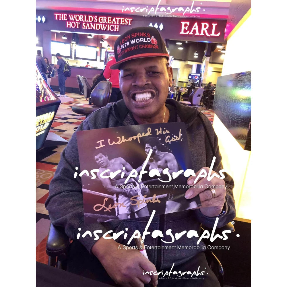 Leon Spinks Autographed 8x10 Photo - Signed 