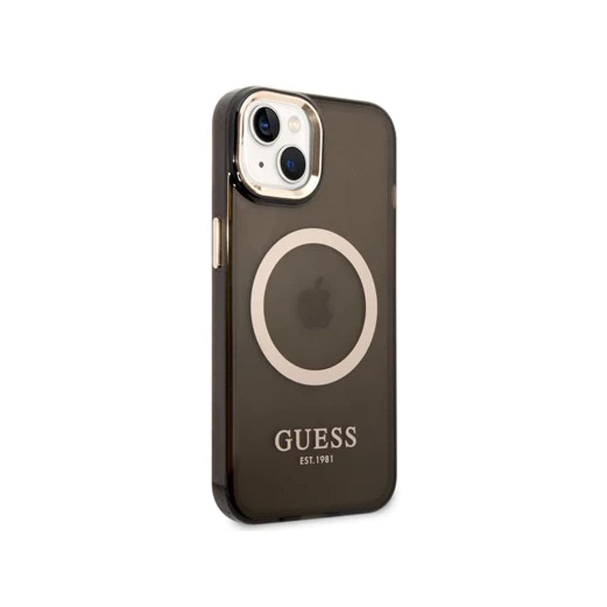 GUESS iPhone 14 Plus Ring Edition Phone Case - Slim Protective Cover with Finger Strap for Women & Men - Perfect for Work, Travel, and Daily Use