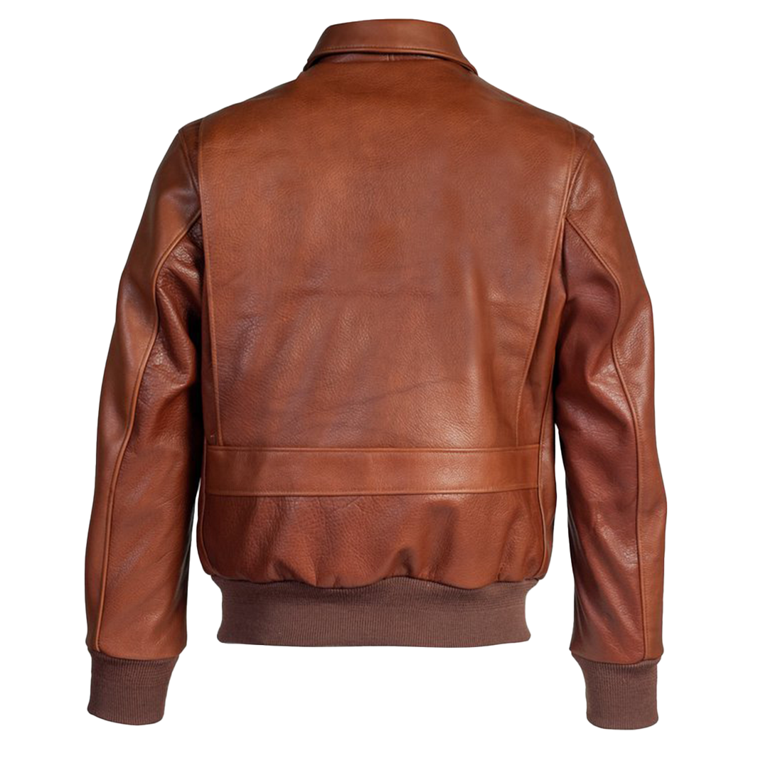 Schott NYC Lightweight Cowhide Flight Jacket - Men's Stylish Bomber Jacket for Casual & Travel Wear | Perfect for Everyday Outfits & Outdoor Adventures