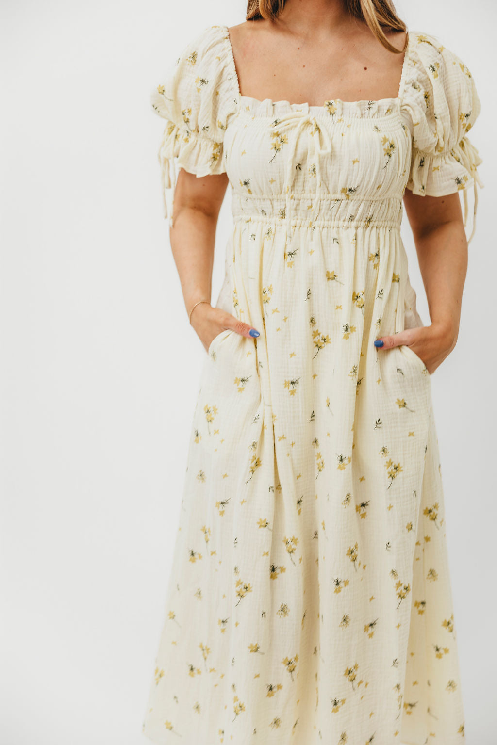 Savanna Steppe 100% Cotton Cream Dress - Bump Friendly Maternity & Inclusive Sizing (S-3XL) | Perfect for Pregnancy, Nursing, and Everyday Comfort Wear