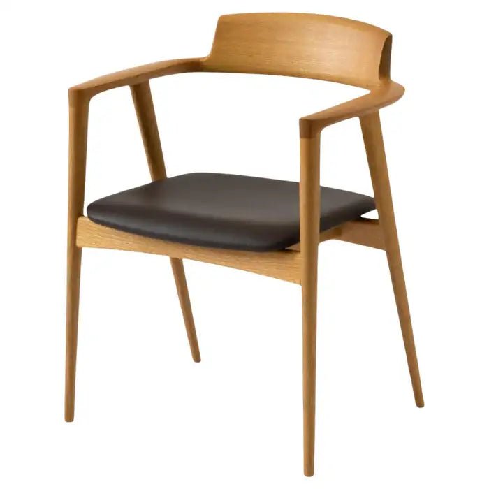 Motomi Kawakami Handmade Designer Dining Chair - Modern Wooden Kitchen Chair for Dining Room, Restaurant & Home Decor
