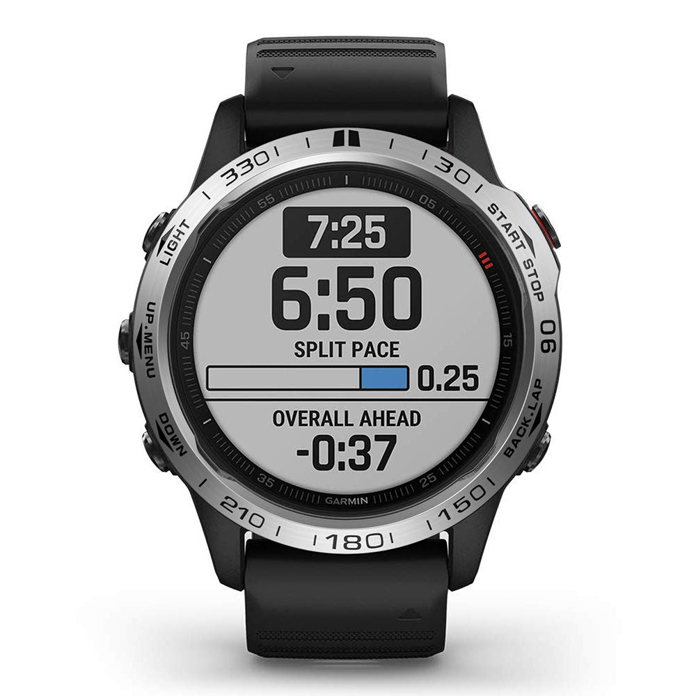 Stainless Steel Bezel Ring for Garmin Fenix 6 - Protective Case Cover & Screen Protector | Durable Watch Accessory for Outdoor Sports, Running & Fitness Activities