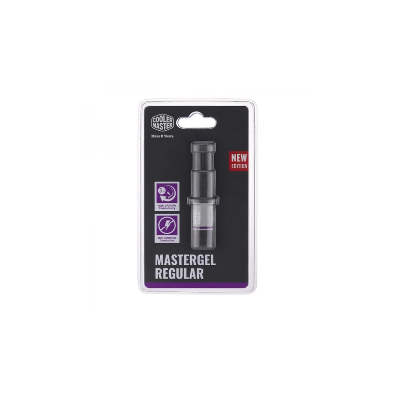Cooler Master MGX ZOSG N15M R2 CM Mastergel Regular Thermal Grease Paste with Flat Nozzle - High Performance CPU/GPU Thermal Compound for PC Builds, Laptops, and Gaming Rigs