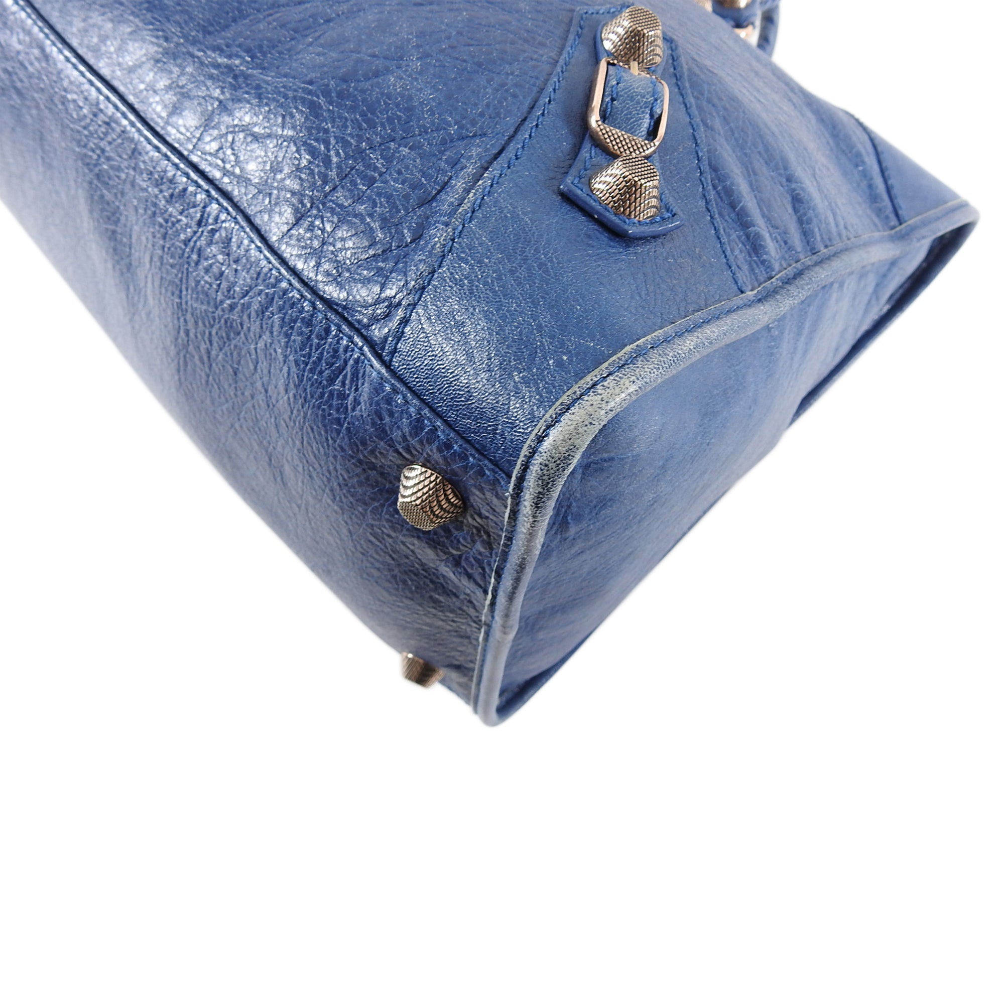 Balenciaga Blue Lambskin Large Giant 21 Work Bag - Luxury Designer Handbag for Women, Perfect for Office, Travel & Everyday Use