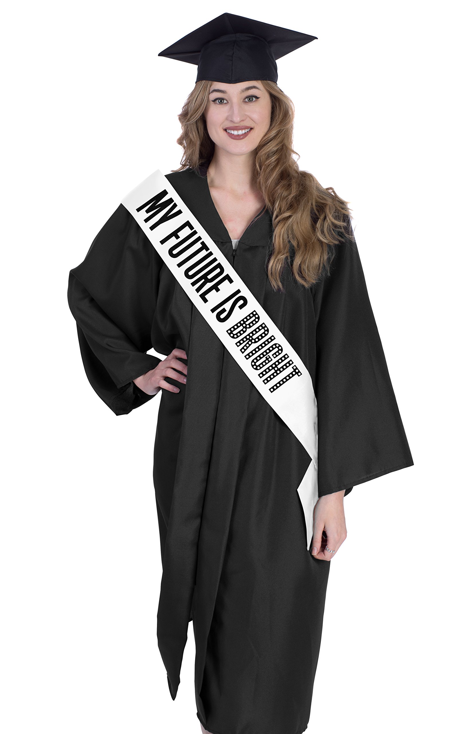 Rhinestone Graduation Sash for High School & College - Class of 2020 Graduation Gift, Decor & Supplies - Perfect for Commencement Ceremonies, Photo Shoots & Party Decorations