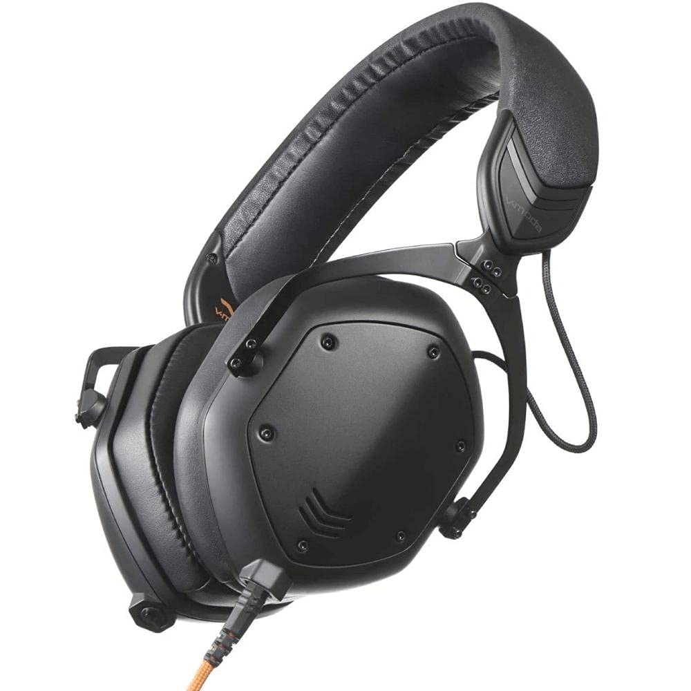 V-MODA Crossfade M-100 Master Hi-Res Over-Ear Headphones with Speakeasy DAC/AMP Lightning Cable - Premium Audiophile Bundle for Studio Recording, Gaming & Travel (Compatible with iPhone/iPad)
