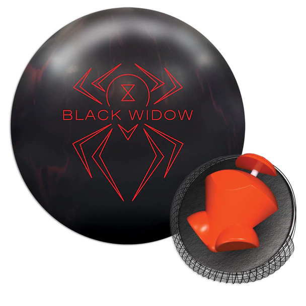Hammer Black Widow 2.0 Bowling Ball - High Performance Reactive Resin for Hook Potential | Perfect for League Play & Tournament Bowlers