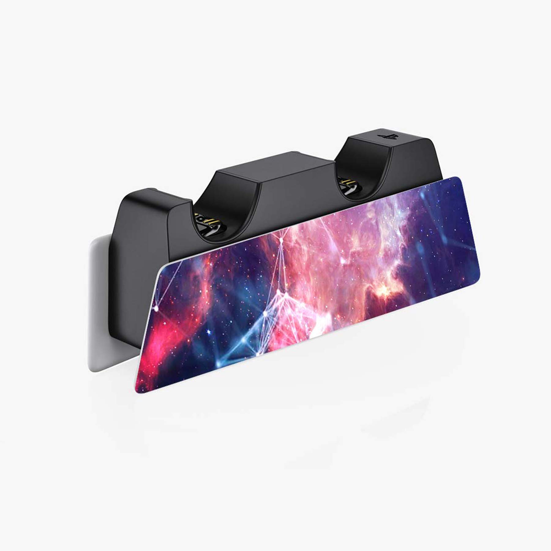 PlayVital Galaxy Space Full Skin Decal Set for PS5 Console Digital Edition - Vinyl Sticker Cover for PS5 Controller, Charging Station, Headset & Media Remote - Perfect for Gaming Setup & Space-Themed Decor