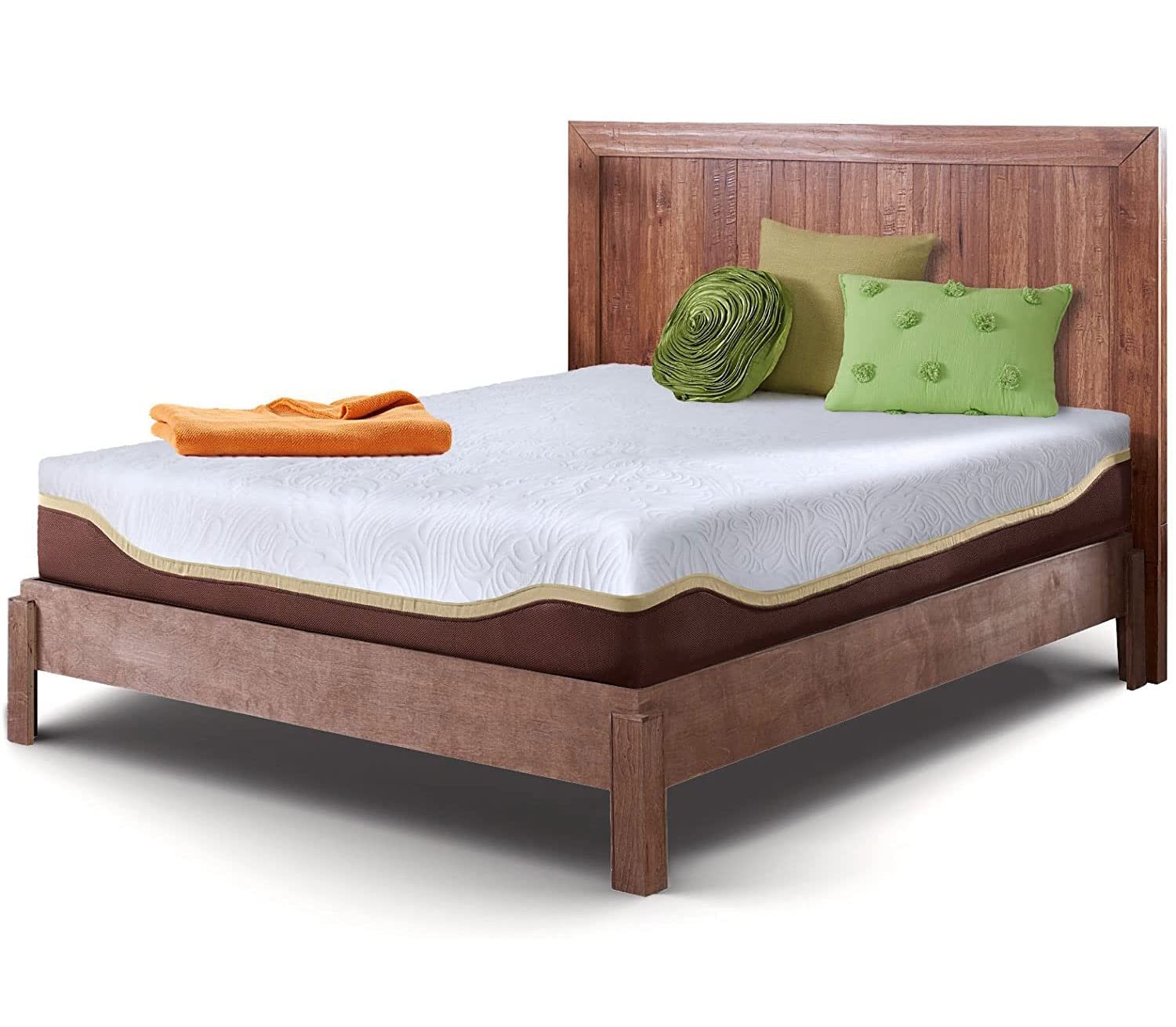 Live & Sleep Elite - Full XL Cooling Gel Memory Foam Mattress in a Box | CertiPUR-US Certified | Pressure Relief & Temperature Regulation | Perfect for Guest Rooms, Dorms & Small Bedrooms