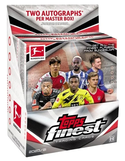 2020-21 Topps Bundesliga Finest Soccer Hobby Box - Premium Collectors Edition for Soccer Fans & Card Enthusiasts - Perfect for Trading, Collecting, and Displaying
