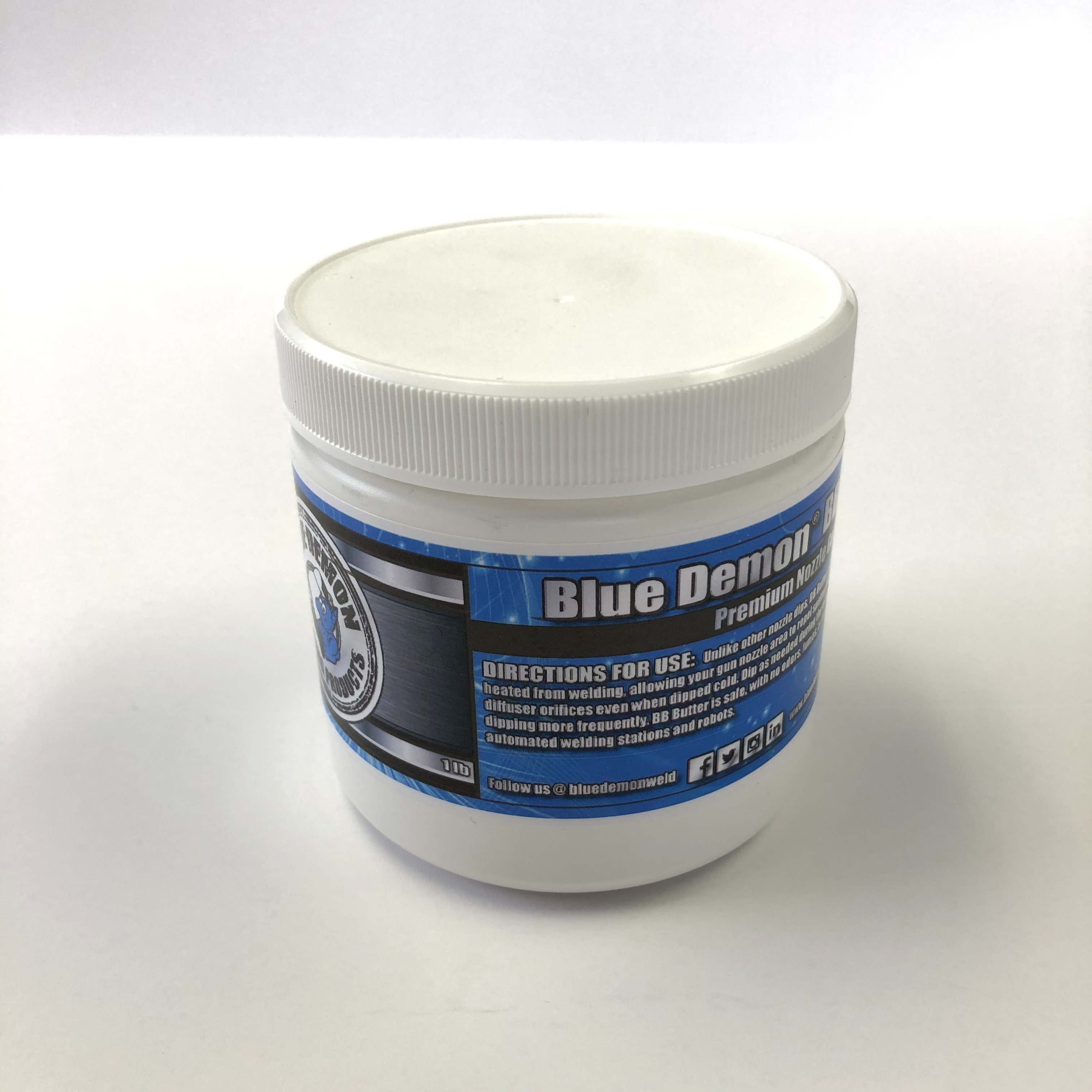 Blue Demon BB Butter Premium Nozzle Gel - 16oz Jar for Professional Tattoo Artists & Body Paint | Smooth Application, Long-Lasting Formula | Ideal for Tattoo Aftercare & Cosmetic Use