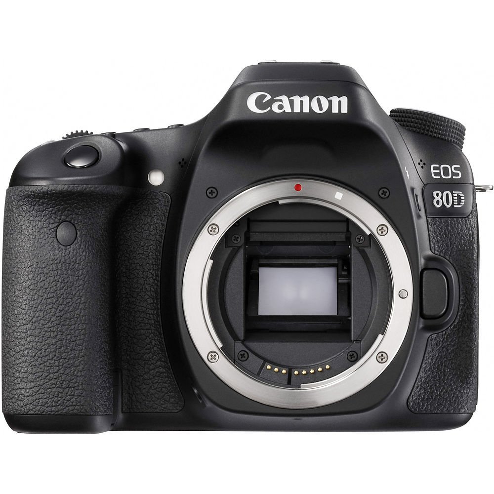 Canon EOS 80D DSLR Camera Body Only (1263C004) - Professional Digital SLR Camera with 64GB Memory Card, Case, Tripod & Accessories Kit - Perfect for Photography, Vlogging & Travel (Renewed)