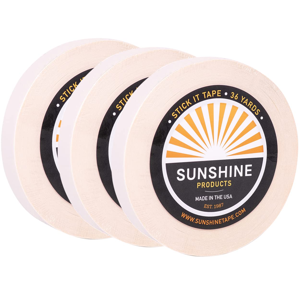 3 Pack Double Sided Medical Grade Wig Tape - 3/4
