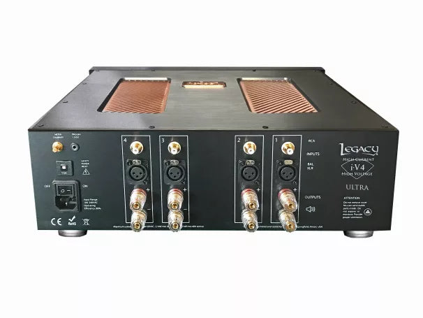 Legacy Audio i·V 4 Ultra Four Channel Power Amplifier - High Performance Audio System for Home Theater & Studio Recording