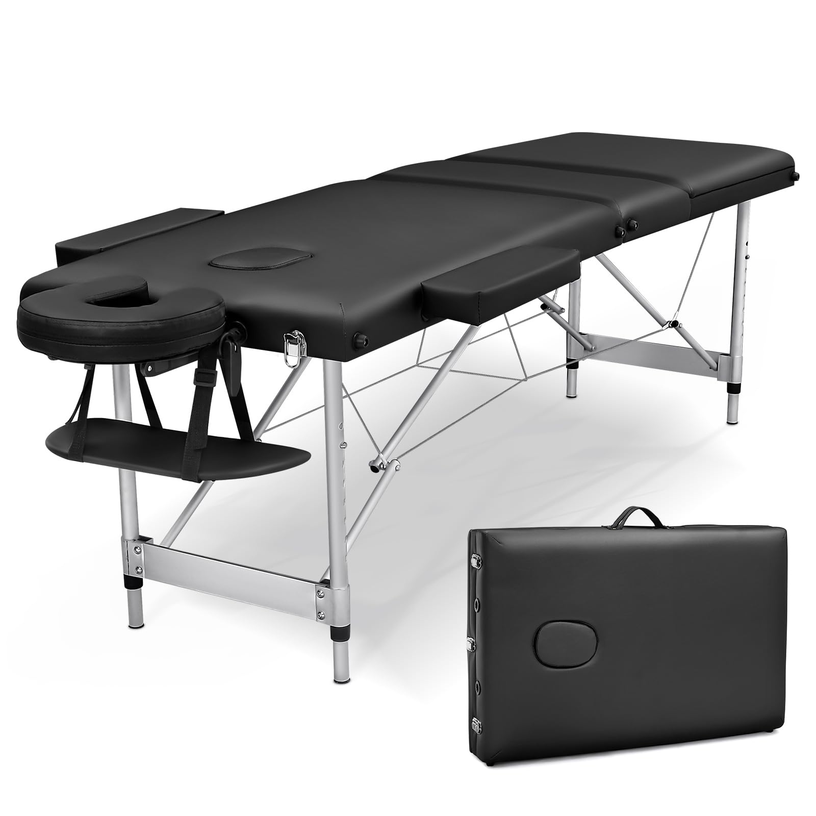 Portable Massage Table - Foldable Spa Bed for Physical Therapy, Lash Extensions & Tattoo Artists | Perfect for Home, Salon & Mobile Services