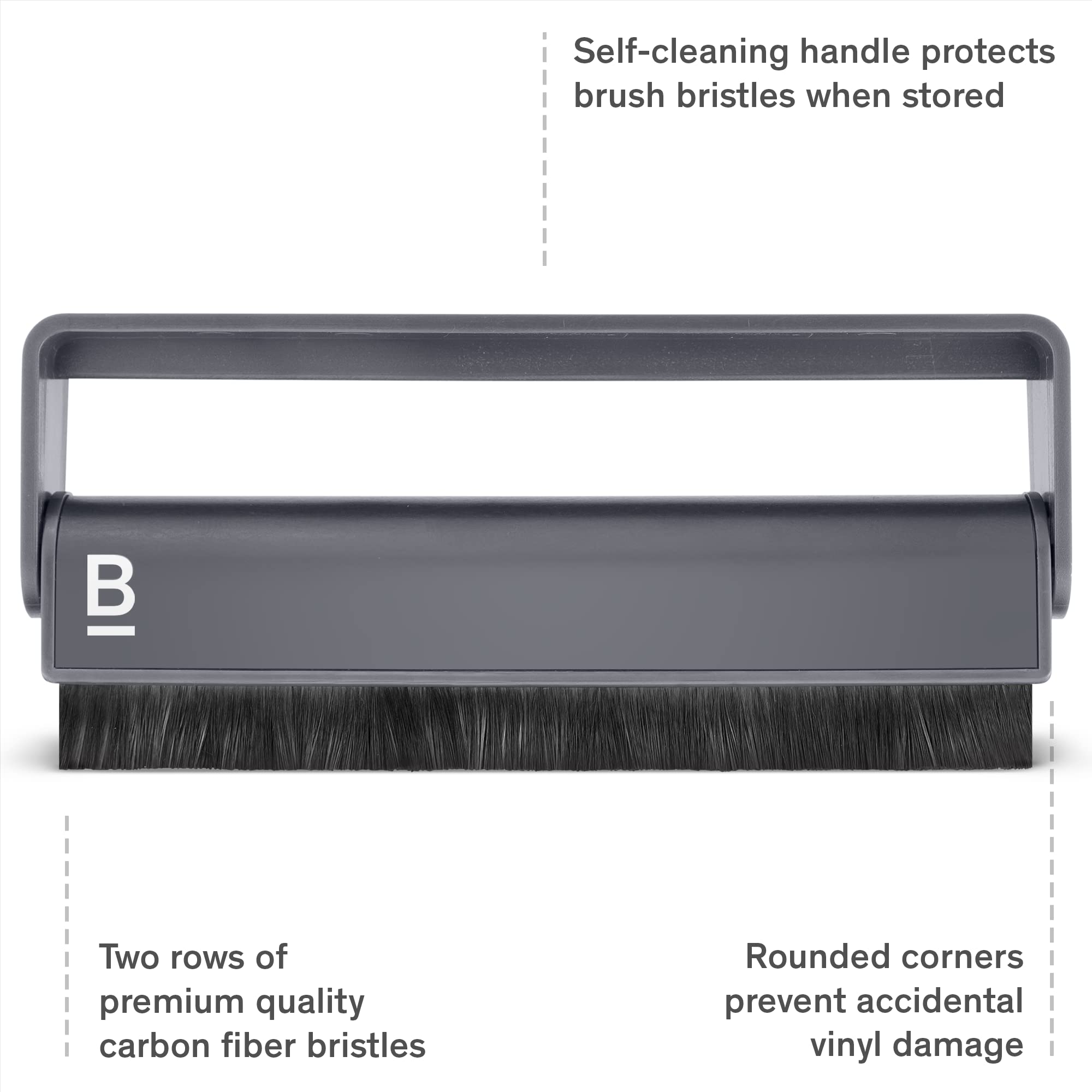 6-Piece Vinyl Record Cleaning Kit - Velvet Brush, Stylus Cleaner, Cleaning Solution, Nylon Brush & Metal Case - Essential for Vinyl Enthusiasts & DJs - Perfect for Home & Studio Use
