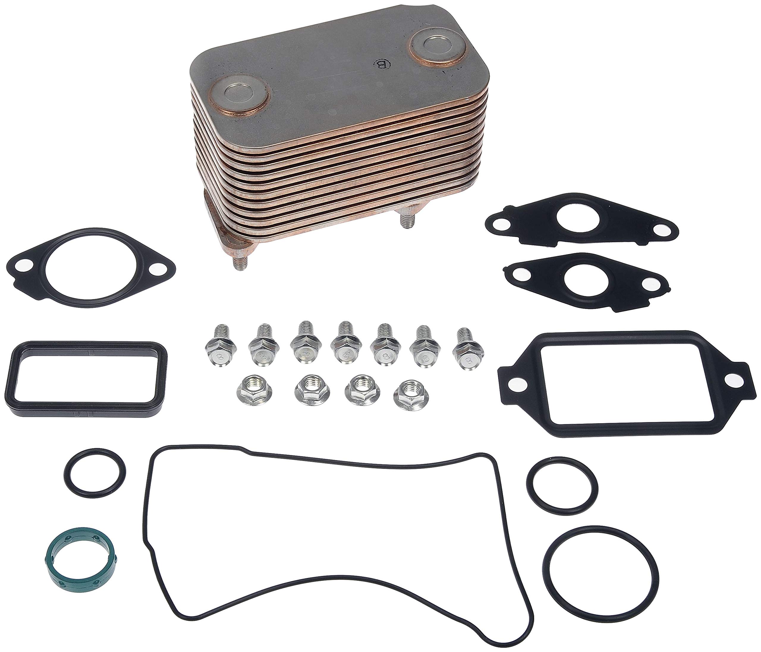 Dorman 918-400 Engine Oil Cooler Replacement for Chevrolet Silverado, GMC Sierra - High Performance Cooling System for Trucks & SUVs - Perfect for Off-Roading, Towing & Heavy-Duty Use