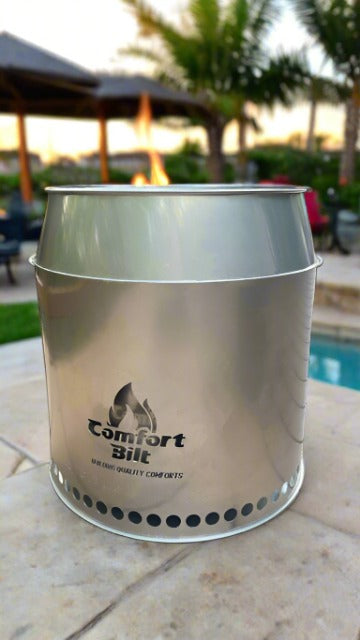 Comfortbilt Portable Outdoor Stainless Steel Smokeless Fire Pit - Perfect for Backyard, Camping & Patio Gatherings - Great for Entertaining & Relaxing by the Fire
