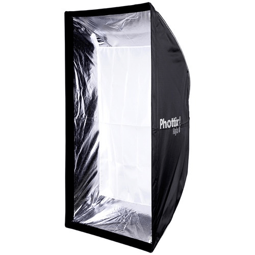 Phottix Raja Quick Folding Softbox 32x47In (80x120cm) with Bowens Style S Mount - Professional Photography Lighting Diffuser for Studio & Portrait Shoots