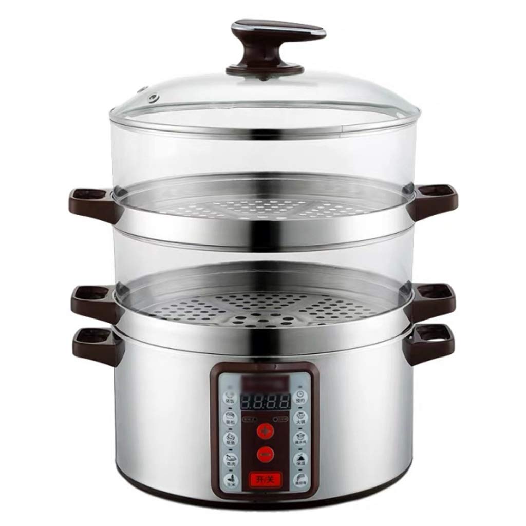 Electric Steamer Pot for Corn, Vegetables & Rice - 3L/4L Transparent Kitchen Appliance for Healthy Cooking | Perfect for Home, Dorm & Office Use