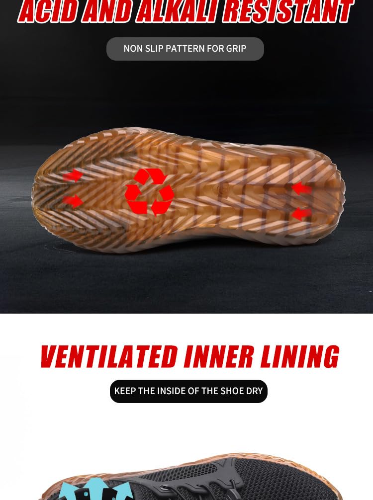 Ryder Indestructible Shoes - Ultra Durable Men's & Women's Sneakers for Outdoor, Work & Everyday Wear | Non-Slip, Water-Resistant & Comfortable