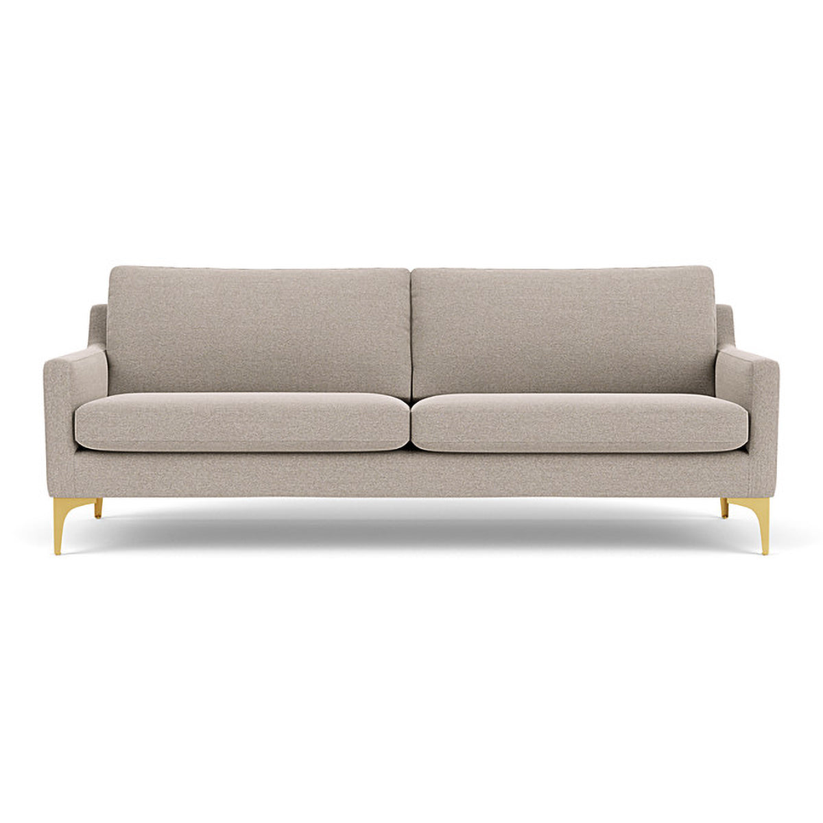 Astha Fabric 3-Seater Sofa - Modern Living Room Furniture for Small Spaces | Comfortable Couch for Apartments, Dorm Rooms & Cozy Homes