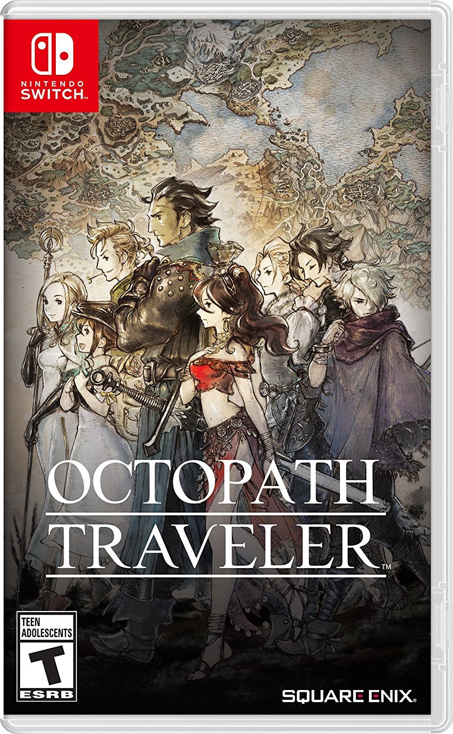 Octopath Traveler - Nintendo Switch Game | JRPG Adventure with 8 Unique Storylines - Perfect for Travel & Home Gaming
