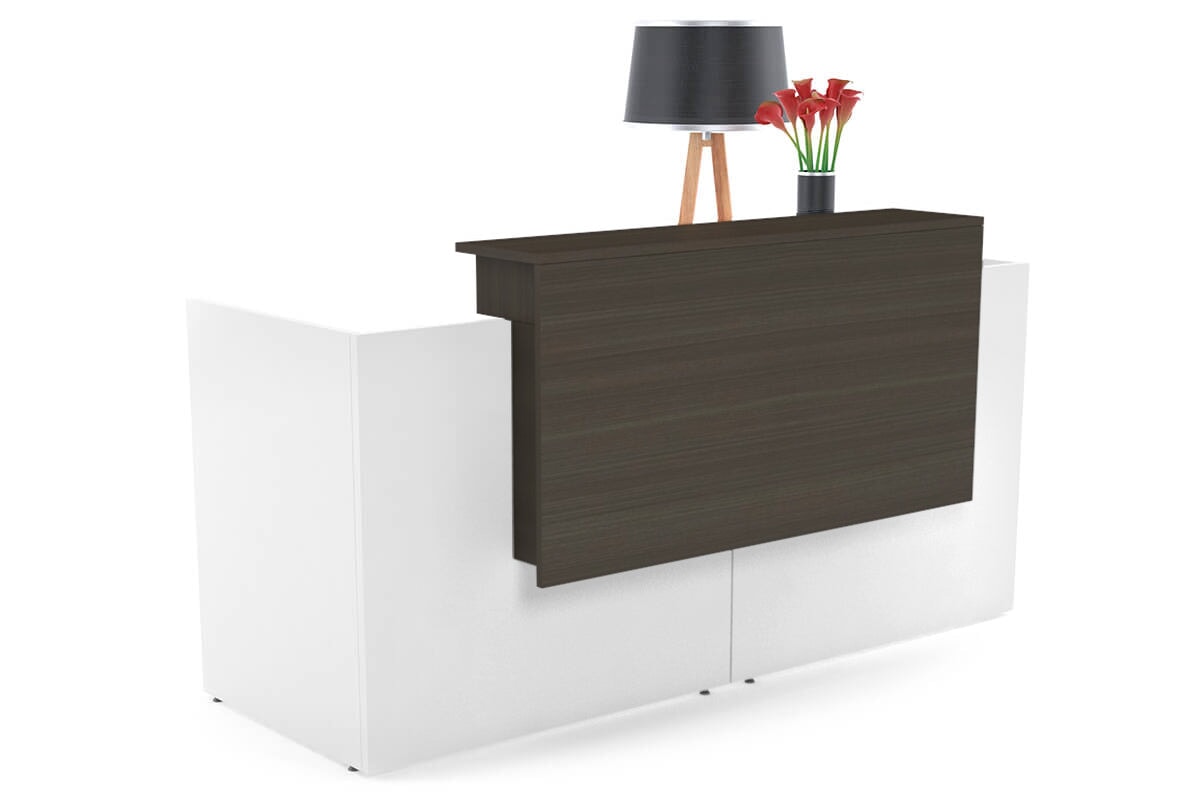 Professional White Reception Desk for Office & Hotel Lobby - Modern Uniform Counter for Front Desk & Customer Service Areas
