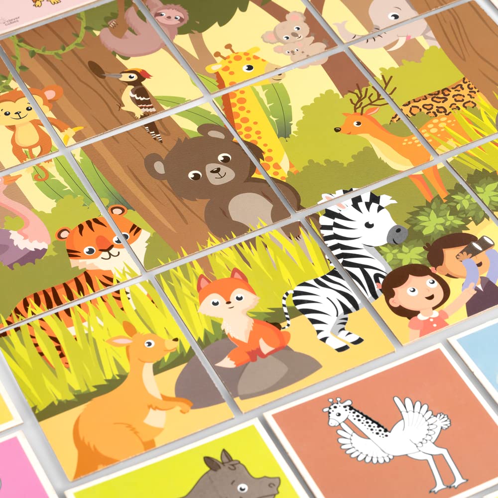 Clever Cubes Amusing Animals - Fun & Educational Activity Games for Kids | Perfect Birthday Party Favors, Classroom Rewards & Learning Gifts