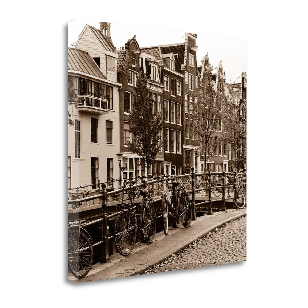 Autumn in Amsterdam by Jeff Maihara - Premium Giclee Print on Gallery Wrapped Canvas - Perfect for Living Room, Bedroom & Office Wall Decor
