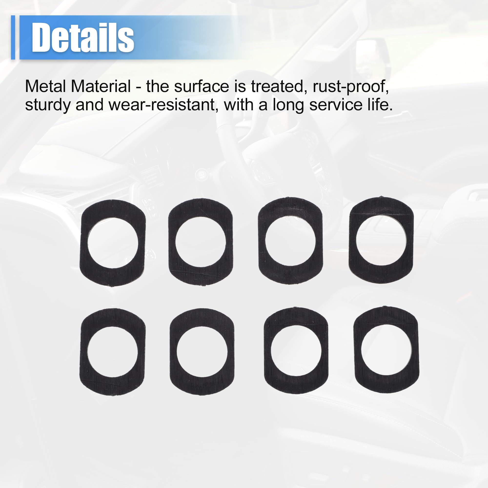 uxcell 8pcs Power Seat Track Repair Kit - Replacement Bushings for Dodge Chrysler Jeep No.5011119AA/5016605AA - Fix Loose Wobbly Car Seats for Smooth Adjustments