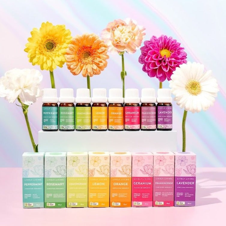 Organic Essential Oils Blending Set - 8 Premium Therapeutic Grade Oils for Aromatherapy, DIY Skincare & Home Diffuser | Perfect for Relaxation, Stress Relief & Natural Wellness