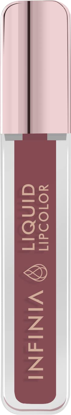 INFINIA Long Lasting Liquid Lipstick - M-98 Matte Lip Color, Hydrating & Smudge Proof | Perfect for Everyday Wear, Parties & Special Occasions