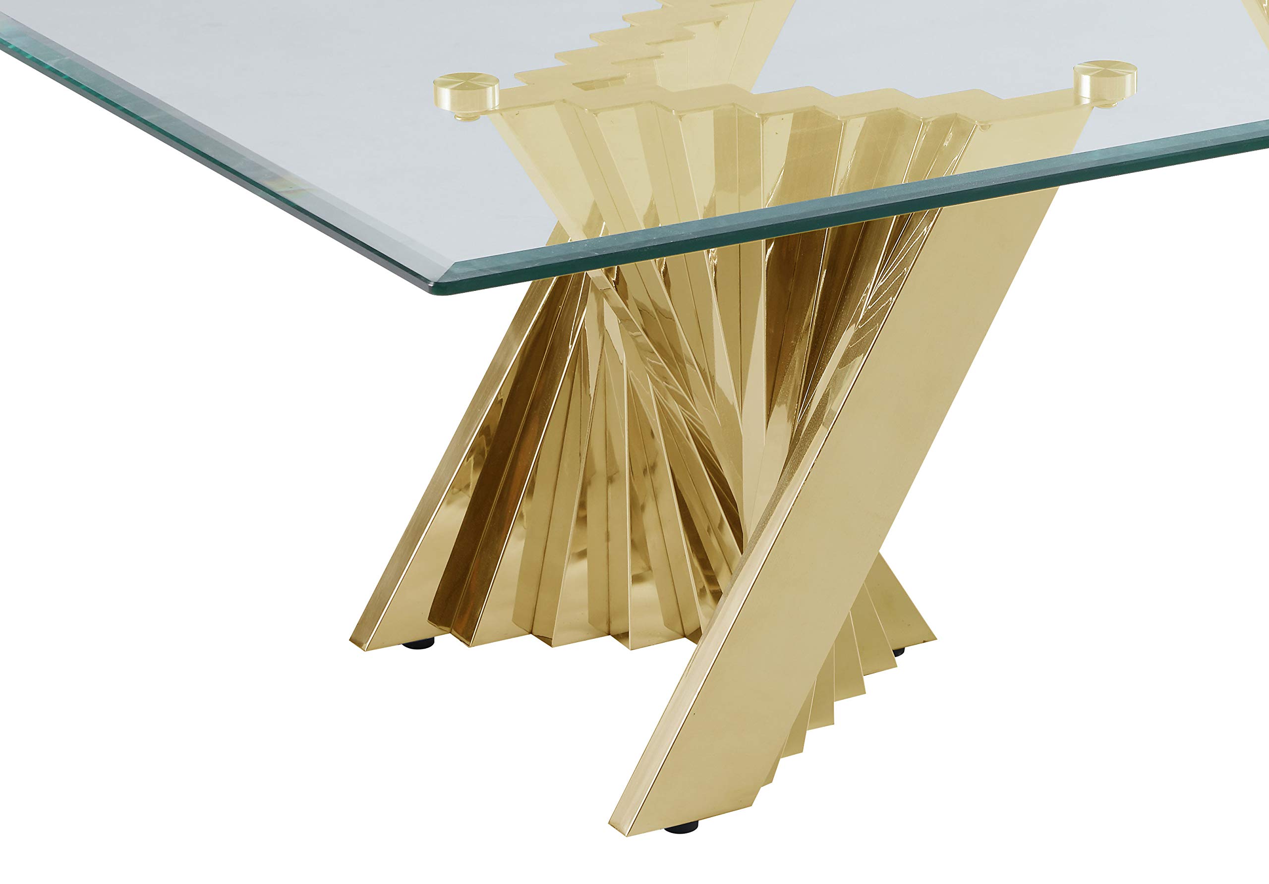Premium CT04 Coffee Table Set in Gold - Modern Living Room Furniture for Home Decor & Entertaining