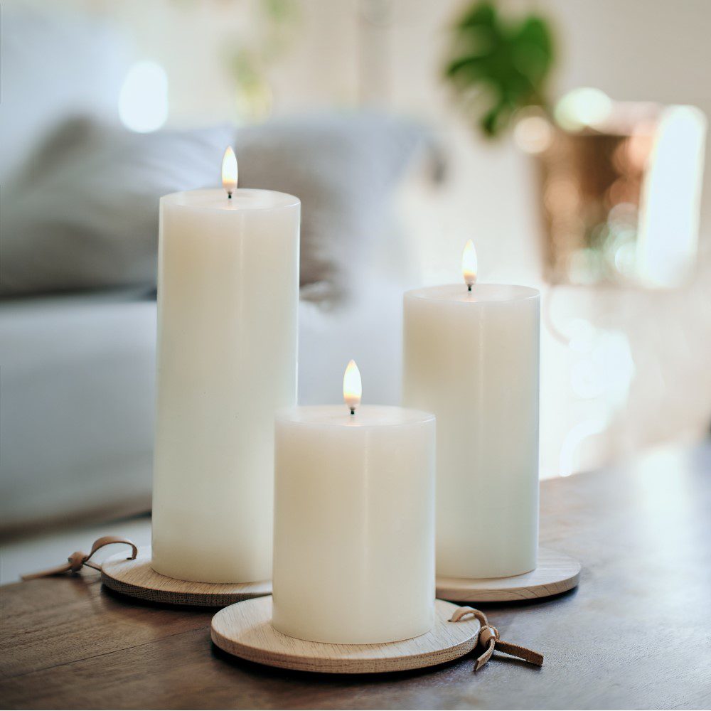 UYUNI LIGHTING Flameless LED Pillar Candle - 4